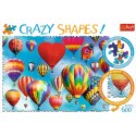 Puzzle - 600 Crazy Shapes - Kolorowe balony - Trefl 11112