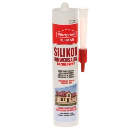SILIKON UNIWERSALNY SUN-310-BB KARTUSZ 310 ml BEZBARWNY WKRĘT-MET KLIMAS