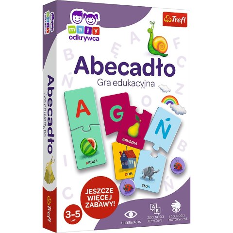 Gra Edukacyjna dla dzieci Abecadło Mały Odkrywca Trefl 01945
