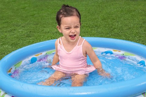 Dmuchany Basen Ogrodowy Dla Dzieci Zwierzątka 102 cm Bestway 51008