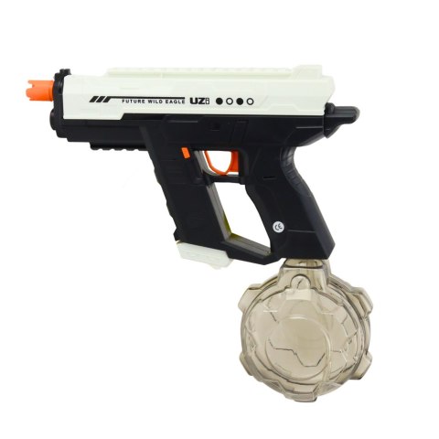 Elektryczny Pistolet Na Wodę Automatyczny 10m Czarno Biały 800ml