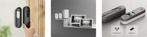 Inteligentny dzwonek Reolink D340B z baterią Wi-Fi 2K 4MP