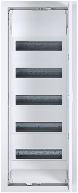 Rozdzielnica p/t z drzwiami metalowymi, 5 rzędów, 60 modułów, IP30, HAGER Volta VU60NC