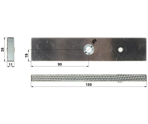 ZEWNĘTRZNA ZWORA ELEKTROMAGNETYCZNA ZW-280Z MIA