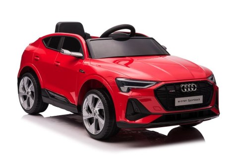 Auto Na Akumulator Audi E- Tron Czerwone QLS-6688 Światła LED MP3