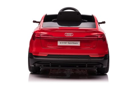 Auto Na Akumulator Audi E- Tron Czerwone QLS-6688 Światła LED MP3