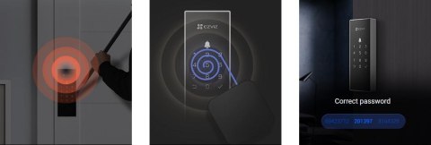 Inteligentny zamek cyfrowy Ezviz DL03 szary