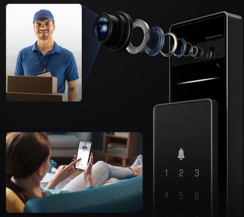 Inteligentny zamek rozpoznający twarz Ezviz DL50FVS