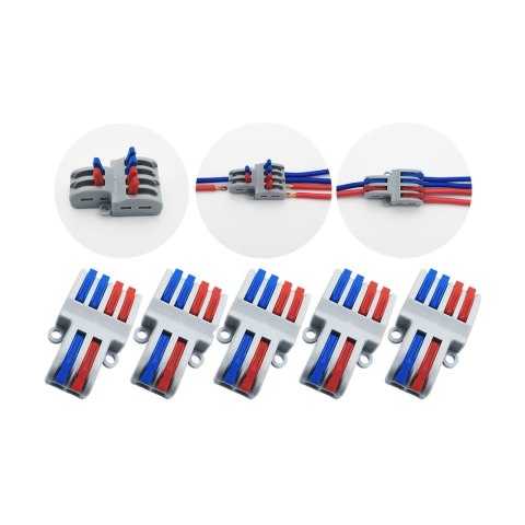 Zestaw szybkozłączy elektrycznych 22 szt.