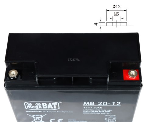AKUMULATOR 12V/20AH-MB megaBAT