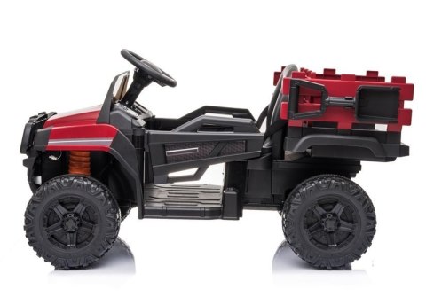 Auto na akumulator BDM0926 Dla Dzieci Światła LED MP3 Pilot Czerwony