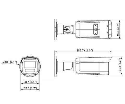 KAMERA IP DS-2CD2T46G2H-4I(2.8MM)(EF)/PL AcuSense - 4 Mpx Hikvision