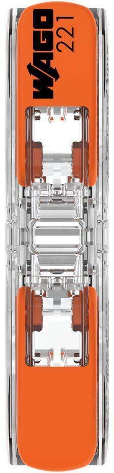 Szybkozłączka przelotowa uniwersalna LINKA/DRUT 2x 0,2-4mm2 WAGO 221-2411 (1szt.)