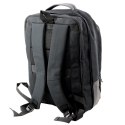 Plecak Biznesowy USB Kieszeń Na Laptopa Czarny 16L 45cm