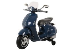 Skuter na Akumulator Vespa GTS 300 Mini Dla Dzieci Światło LED Niebieski