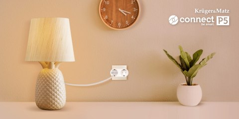 Gniazdo podwójne WiFi Kruger&Matz Connect P5 Tuya