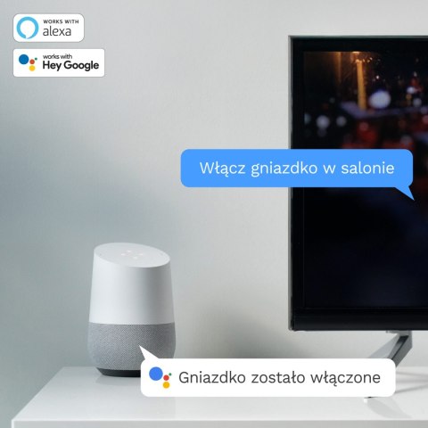 Gniazdo podwójne WiFi Kruger&Matz Connect P5 Tuya