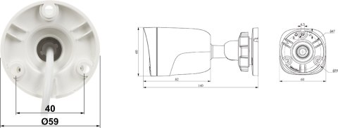 KAMERA IP TC-C321N SPEC:AK/I3W/E/Y/2.8MM/V2.0 Analog Killer - 1080p 2.8 mm TIANDY