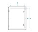 OBUDOWA HERMETYCZNA INDUSTRIAL/356X456X162/SR3-TR/EPN 356 x 456 x 162 mm Elektro-Plast Nasielsk