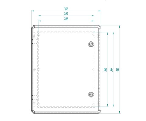 OBUDOWA HERMETYCZNA INDUSTRIAL/356X456X162/SR3/EPN 356 x 456 x 162 mm Elektro-Plast Nasielsk