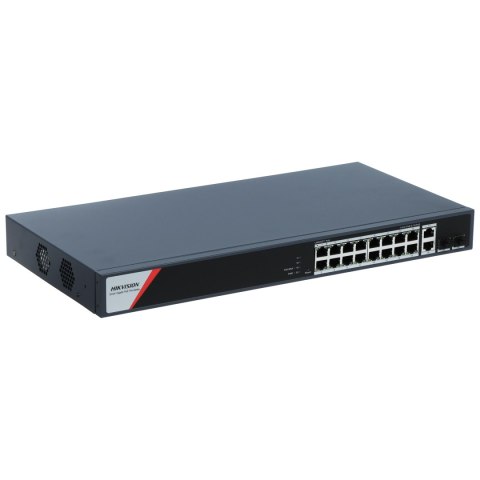 SWITCH POE DS-3E1520HP-SI-16P2T2F 16-PORTOWY SFP Hikvision