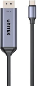 Adapter Unitek 8K USB-C do DisplayPort 1,5M - Przewód dwukierunkowy