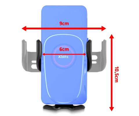 UCHWYT SAMOCHODOWY DO URZĄDZEŃ MOBILNYCH XB-FX1-CLASSIC ZACISKOWY Xblitz