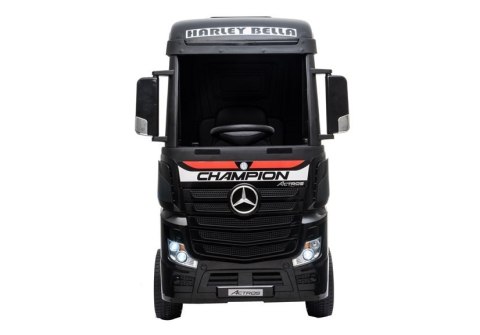 Auto Mercedes Actros Czarny Lakierowany Ciężarówka Dla Dzieci Pilot LED MP4