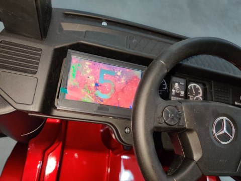 Auto Mercedes Actros Niebieski Lakierowany Ciężarówka Pilot LED MP4