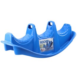 Bujak Trzyosobowy Rocker Hipopotam Naklejki Niebieski 2080