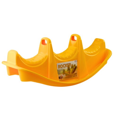 Bujak Trzyosobowy Rocker Pies Kołyska Naklejki Żółty 2080