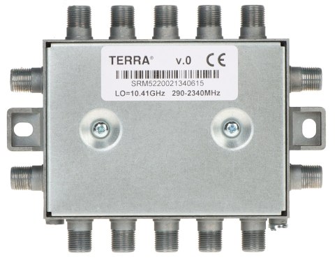 MULTISWITCH PRZELOTOWY UNICABLE I/II SRM-522 5 WEJŚĆ / 5 WYJŚĆ + 2 WYJŚCIA UNICABLE TERRA