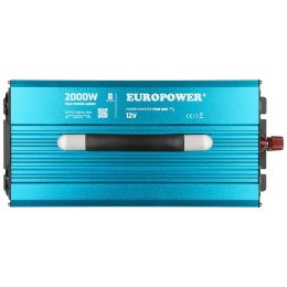 PRZETWORNICA NAPIĘCIA INV/12/2000/PS/S/B Bluetooth EUROPOWER