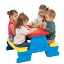 Zestaw Stolik Ogrodowy z Ławeczkami Dla Dzieci Dorex Niebieski 5067