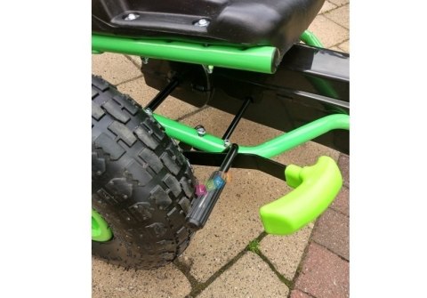 Gokart Na Pedały Dla Dzieci Zielony A-15 Profilowany Fotel Pompowane Koła