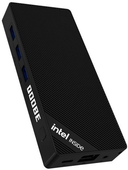 Mini PC Qoobe SUC N100/16GB/SSD 512GB/Win 11 Pro czarny