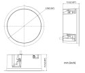 SIECIOWY GŁOŚNIK SUFITOWY DS-QAZ1206G1-BE 6 W Hikvision