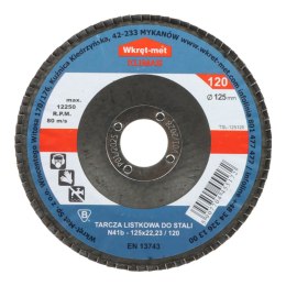 TARCZA LISTKOWA DO STALI TSL-125120 125 mm WKRĘT-MET KLIMAS