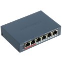 SWITCH POE DS-3E1106P-EI/M 4-PORTOWY Hikvision