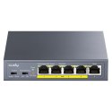 SWITCH POE GS1005P 4-PORTOWY CUDY