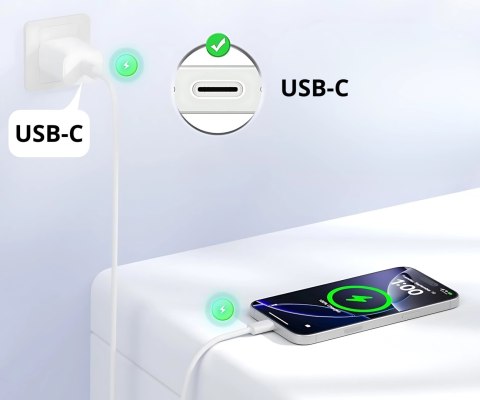 PRZEWÓD CHAR-CC-0.25M-100W USB-C/USB-C 0.25 m Delta Multimedia