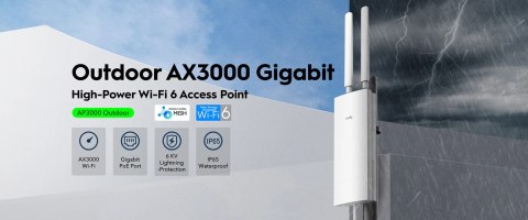 PUNKT DOSTĘPOWY AP3000 OUTDOOR Wi-Fi 6 CUDY