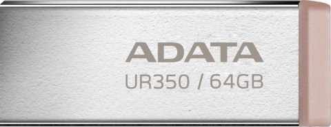 Adata Pendrive UR350 64GB USB3.2 Gen1 Metal brązowy