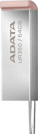Adata Pendrive UR350 64GB USB3.2 Gen1 Metal brązowy