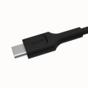 KABEL USB-C / USB-C Greencell PowerFlex 120cm PD 100W czarny silikonowy