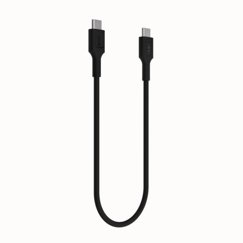 KABEL USB-C / USB-C Greencell PowerFlex 120cm PD 100W czarny silikonowy