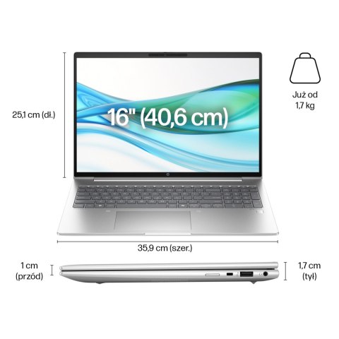 NOTEBOOK HP Probook 465 G11 AD1J2ET 16"WUXGA AG/Ryzen 5-7535U/16GB/1TB PCIE