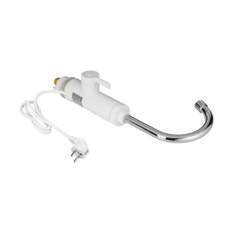 Przepływowy podgrzewacz wody - bateria kuchenna biała