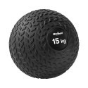 Mała piłka lekarska do ćwiczeń rehabilitacyjna Slam Ball 23cm 15kg, REBEL