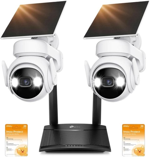 Zestaw 2 kamer IP Imou Cell PT kit 3MP z chmurami Imou Protect i routerem 4G